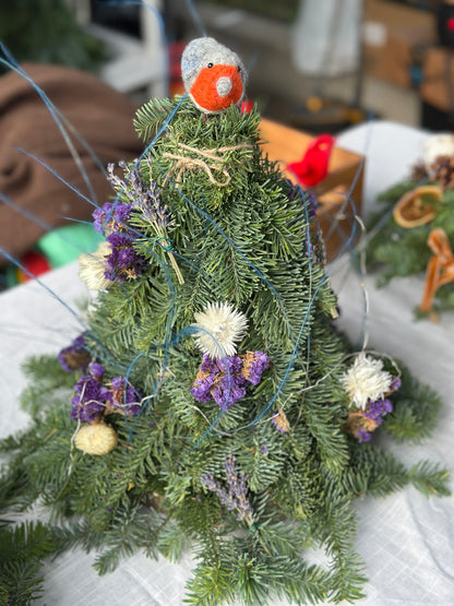 Mini Christmas tree with decoration