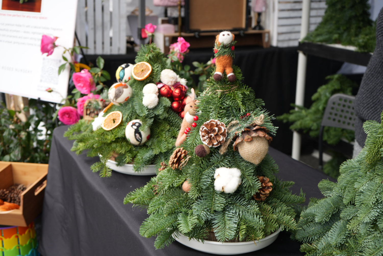 Mini Christmas tree with decoration